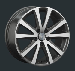 Диск колесный LS Replay VV19 7.5xR17 5x112 ET47 ЦО57.1 серый глянцевый с полированной лицевой частью 824961