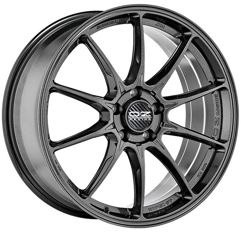 Диск колесный OZ Hyper GT HLT 9,5xR20 5x108 ET45 ЦО63,4 серый темный глянцевый W01A45001T6