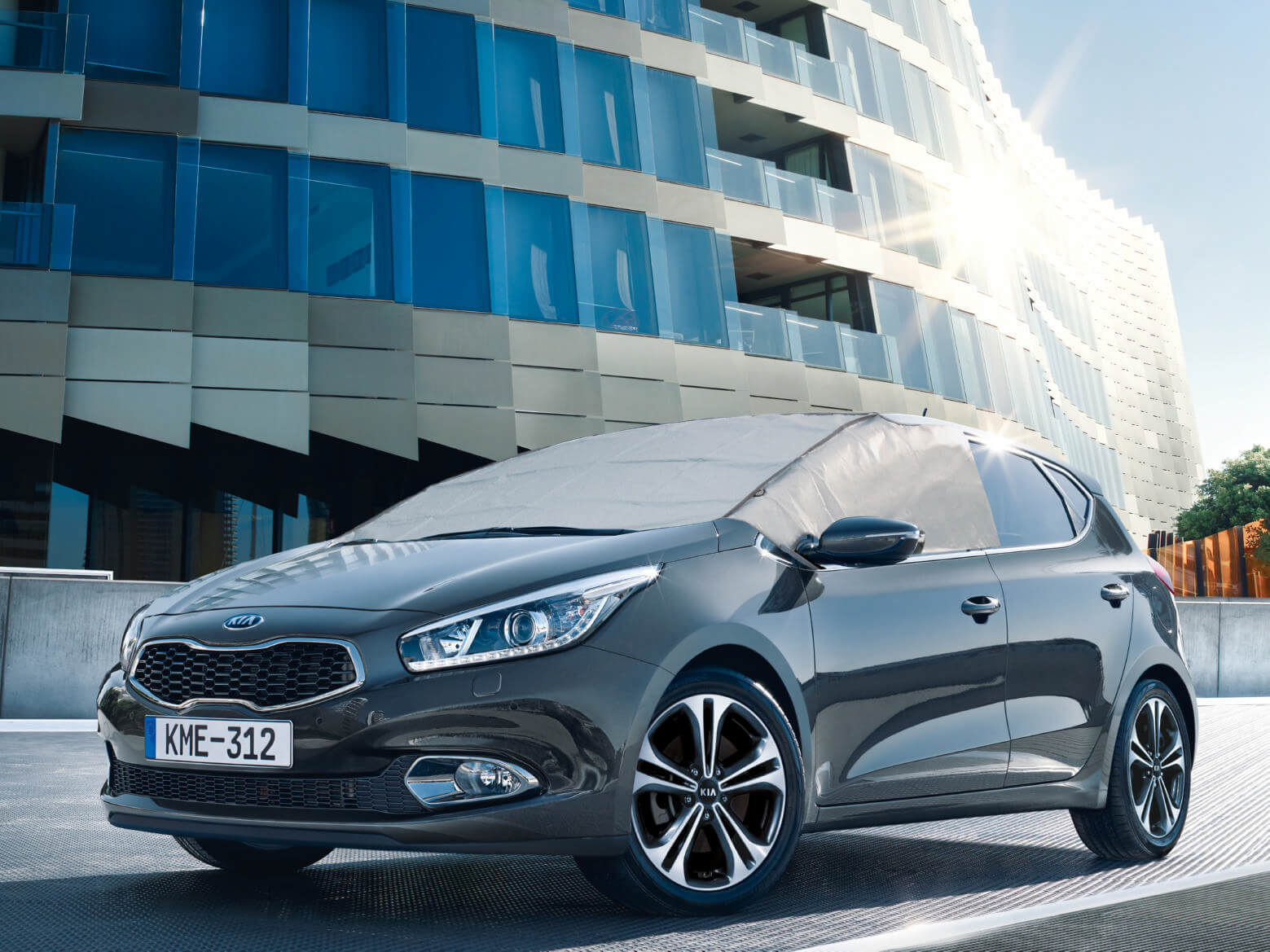 Защита от солнца и льда KIA A2723ADE00 для KIA Ceed 2018 - 2019