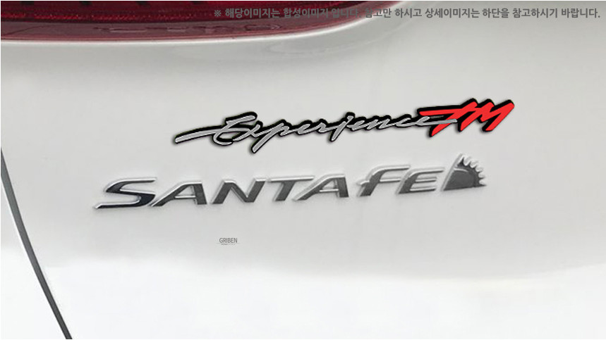 Кузовные эмблемы  ПЭК МОЛЛ Эмблема "Experience TM"  для Санта Фе 4 (Hyundai Santa Fe 2018 - 2019)