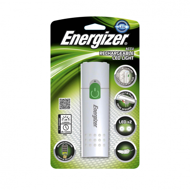 Фонарь Energizer 636805 Rechargeable 2 LED LIGHT