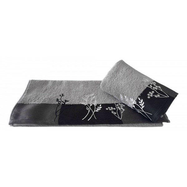 Одинарные полотенца  Mebelion Полотенце для лица (50x90 см) FLORA