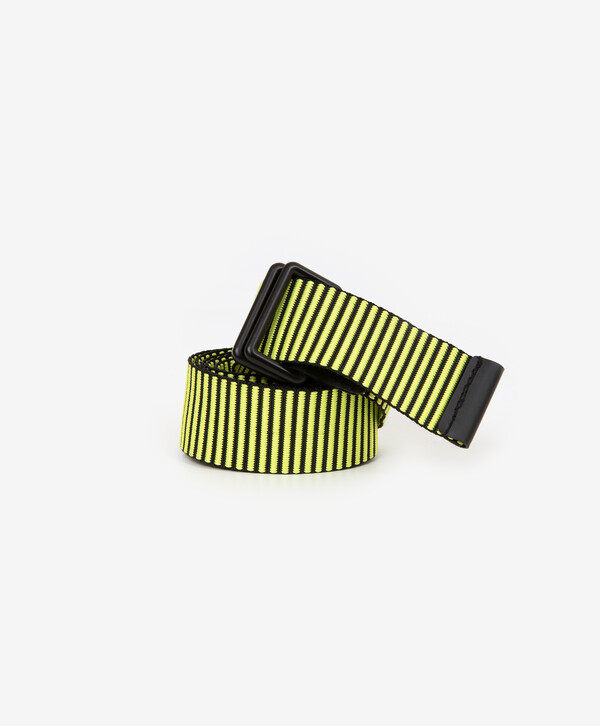 Пояс из широкой полосатой тесьмы салатовый Gulliver (One size)