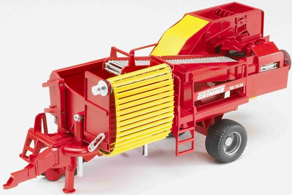 Прицепы и аксессуары Картофелеуборочный комбайн Grimme SE 75-30 с картофелем