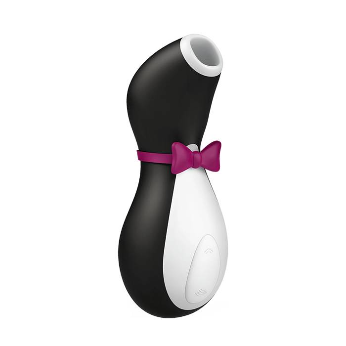 Клиторальный стимулятор Satisfyer Pro Penguin, чёрный/белый