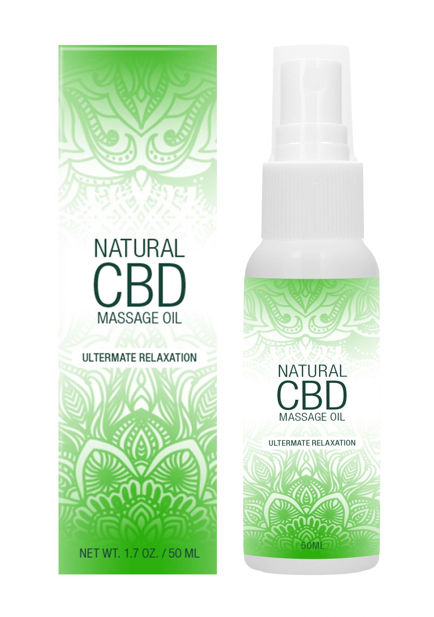 Массажное масло Natural CBD, 50 мл