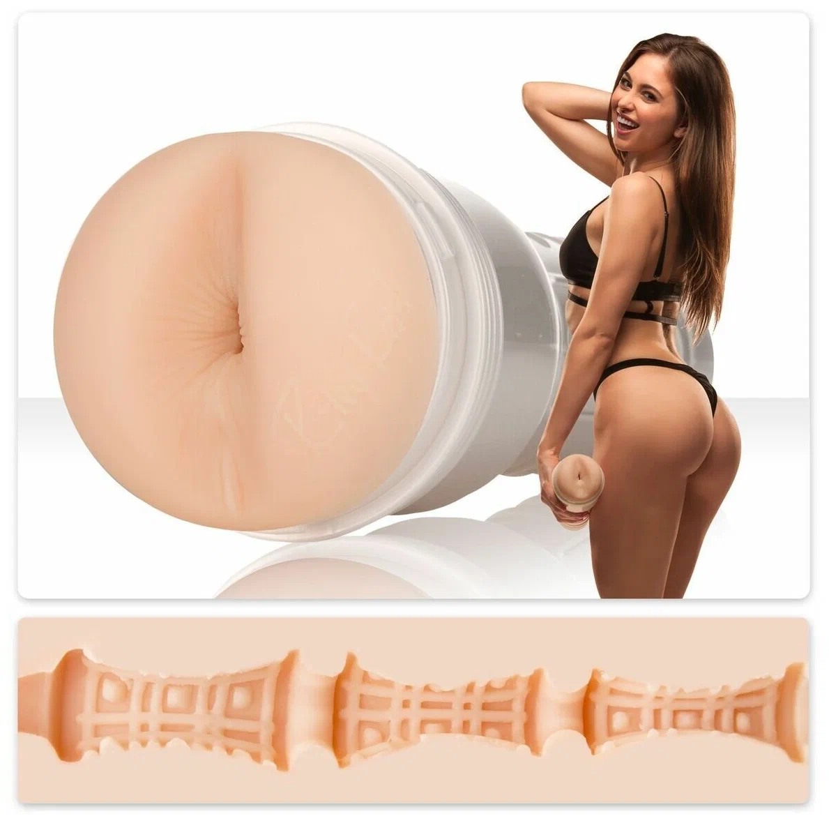 Мастурбаторы и вагины  Розовый Кролик Мастурбатор Fleshlight Signature Riley Reid Euphoria