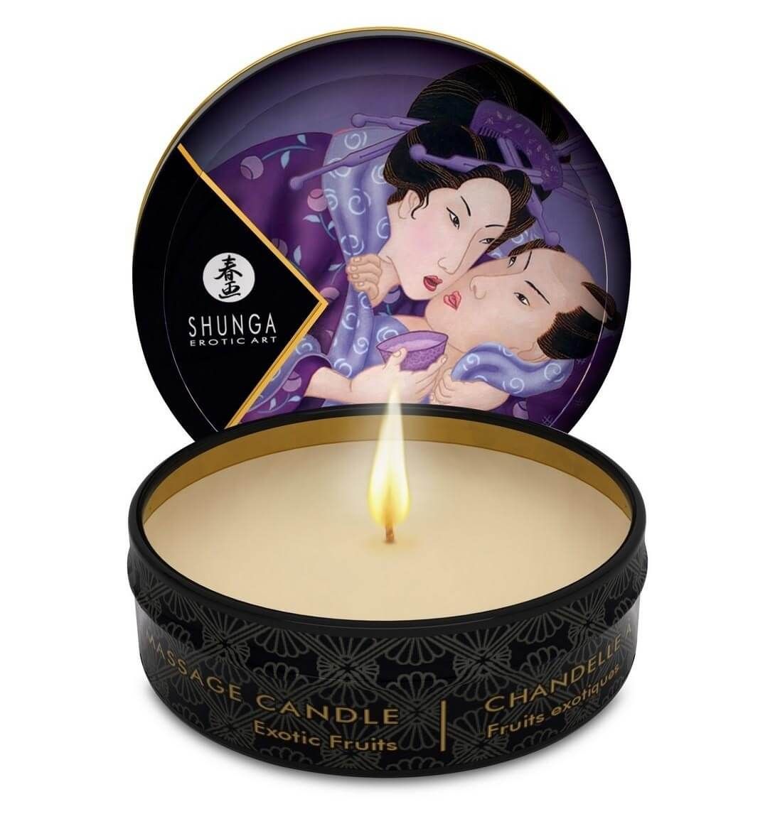 Массажная свеча Shunga Mini Massage Candle Exotic Fruits, 30 мл