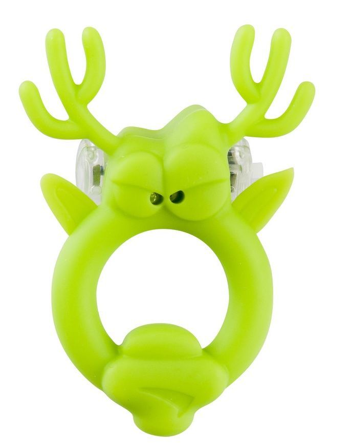 Виброкольцо Shots Media Beasty Toys Rockin Reindeer, зеленый