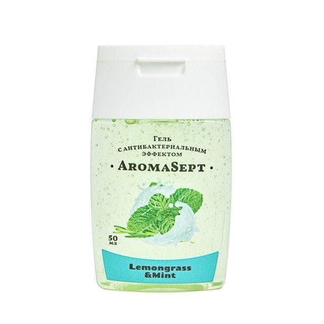 Антибактериальный гель Lemongrass & mint, AromaSept Лемонграсс и мята