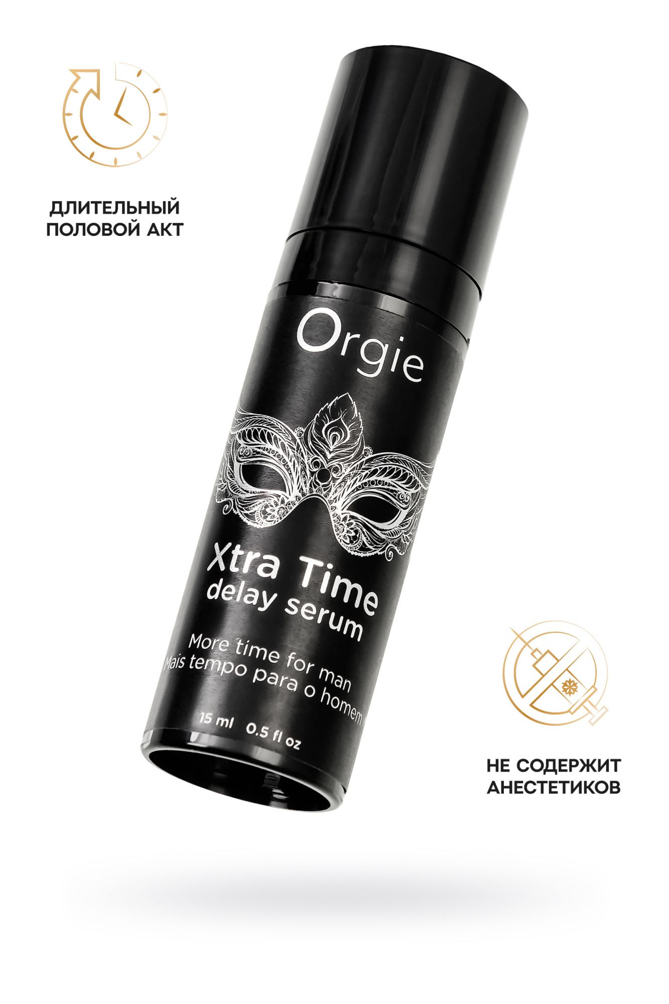 Продлевающие  Розовый Кролик Гель ORGIE Xtra Time Delay Serum пролонгирующий, 15 мл