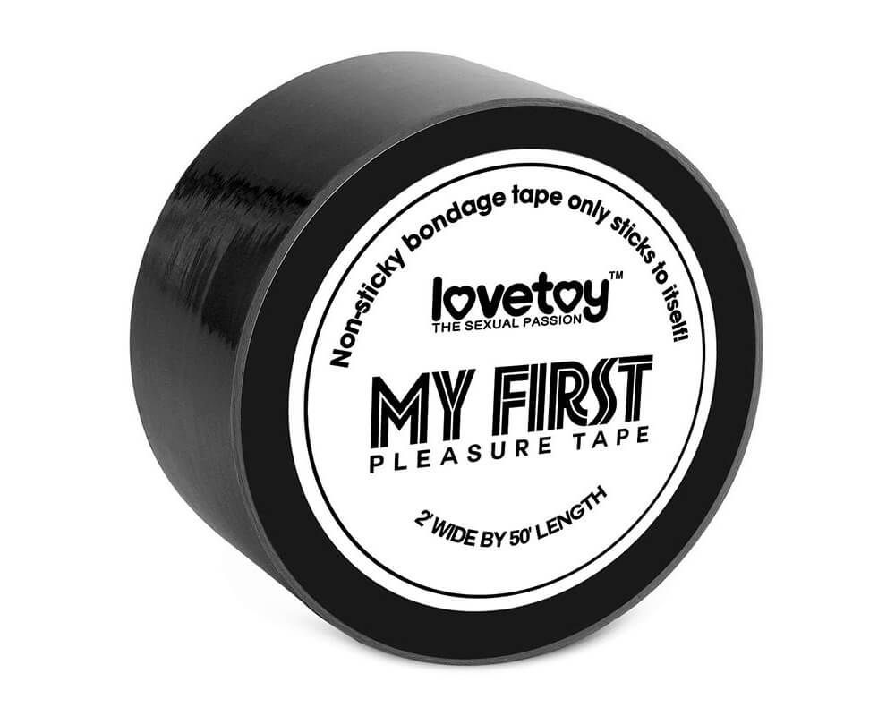 Лента для фиксации Lovetoy My First, черная, 15 м