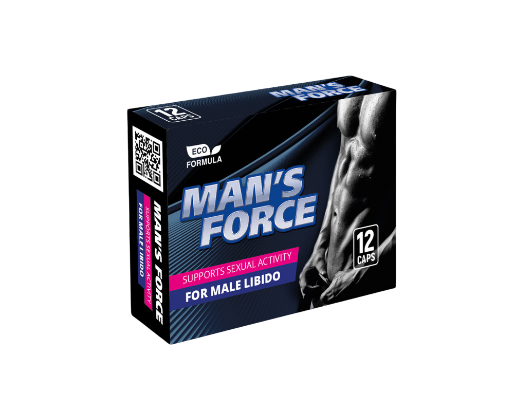 Концентрат пищевой для мужчин Mans Force, 12 капсул