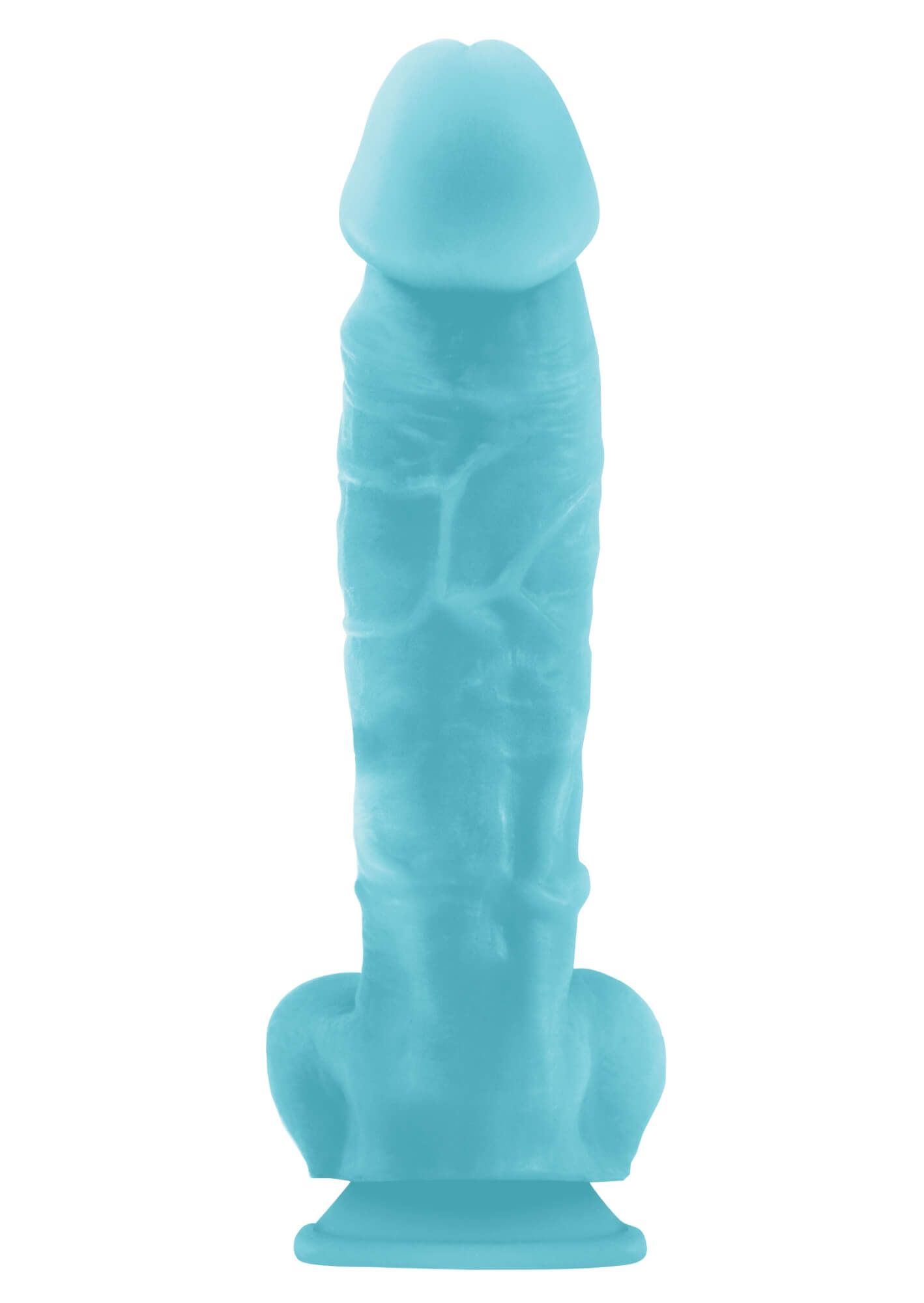 Фаллоимитатор NS Novelties Firefly Glowing Dildo 8 inch, голубой