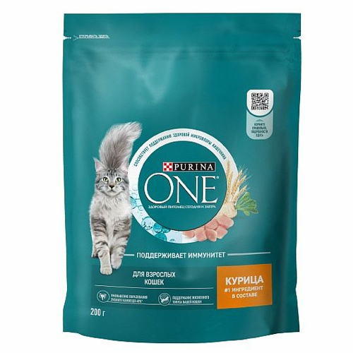 PURINA ONE ADULT / Сухой корм Пурина УАН для взрослых кошек с курицей