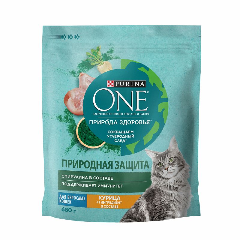 PURINA ONE SUPERFOOD / Сухой корм Пурина УАН для взрослых кошек с курицей