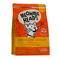 Meowing Heads Paw Lickin’ Chicken / Сухой корм Меовинг Хэдс для взрослых кошек 'Куриное наслаждение' Курица рис