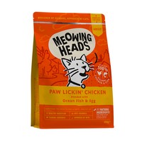   ЗооМаг Meowing Heads Paw Lickin’ Chicken / Сухой корм Меовинг Хэдс для взрослых кошек 'Куриное наслаждение' Курица рис