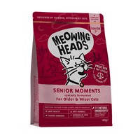   ЗооМаг Meowing Heads Senior 7+ Senior Moments / Сухой корм Меовинг Хэдс для кошек старше 7 лет 'Мудрые года' Лосось яйцо