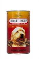 Dr Alders Dog Garant / Консервы Доктор Алдерс для собак всех пород Говядина (цена за упаковку)