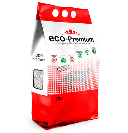 Eco Premium Blue / Наполнитель Эко Премиум Блю для кошачьего туалета Древесный Сосна Без ароматизатора