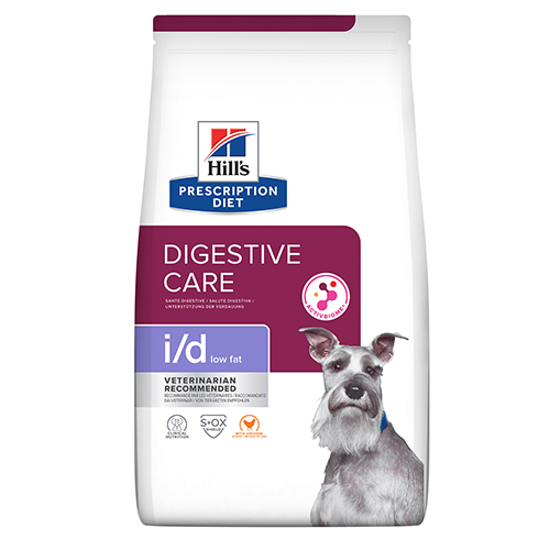 Hills Prescription Diet i\d Digestive Care Low Fat / Лечебный корм Хиллс для собак при расстройствах Пищеварения и ЖКТ Низкокалорийный