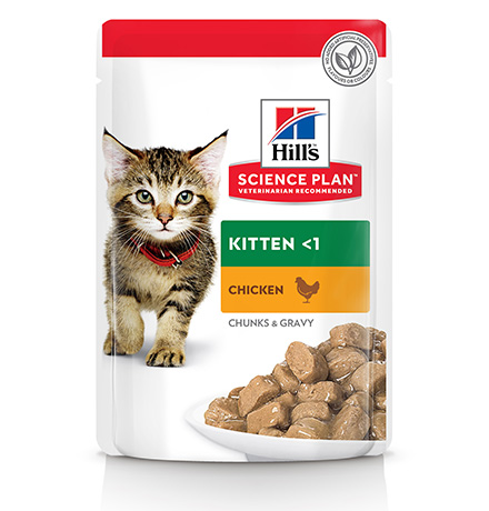   ЗооМаг Hills Science Plan Kitten Chicken / Паучи Хиллс для Котят до 1 года Курица (цена за упаковку)