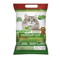  Homecat Ecoline / Комкующийся наполнитель Хоумкэт для кошачьего туалета Зеленый чай