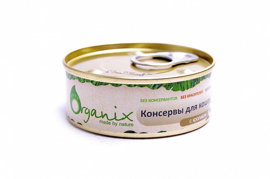 Organix Консервы для кошек с Кроликом (цена за упаковку)