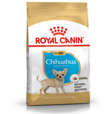 Повседневный Сухой корм для Щенков всех пород  ЗооМаг Royal Canin Breed dog Chihuahua Junior / Сухой корм Роял Канин для Щенков породы Чихуахуа в возрасте до 8 месяцев