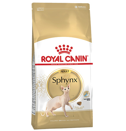  Royal Canin Breed cat Sphynx / Сухой корм Роял Канин для взрослых кошек породы Сфинкс страше 1 года