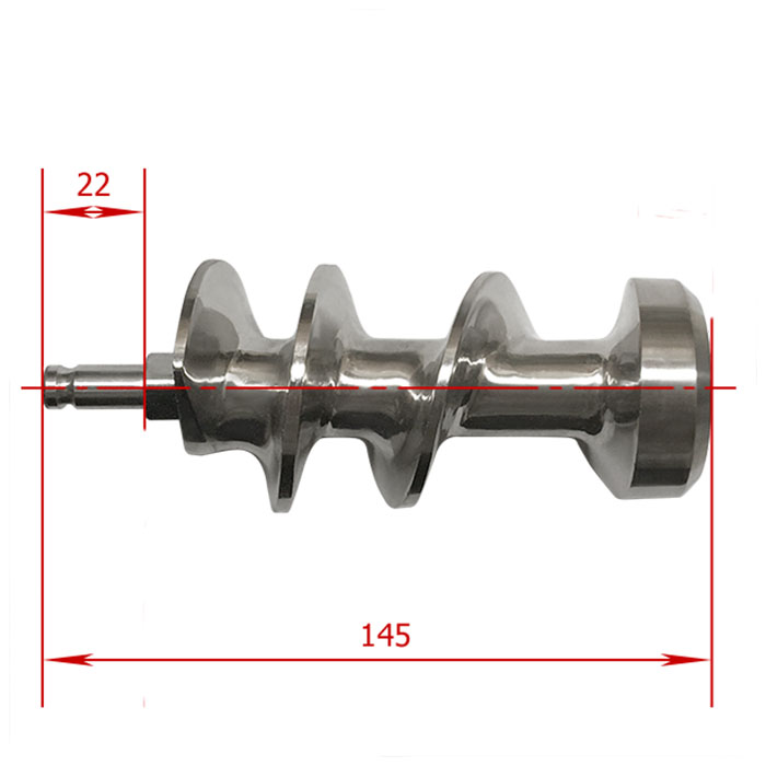 Шнек для мясорубки Crazy Pan CP-MM12C, CP-MM12S нерж. сталь