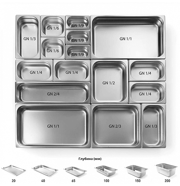 Гастроемкость Foodatlas GN 2/4-100