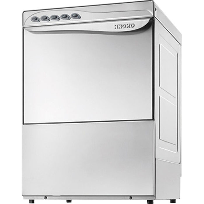 Фронтальная посудомоечная машина Kromo AQUA 50+DDE (дозаторы мющ. и ополаск.)