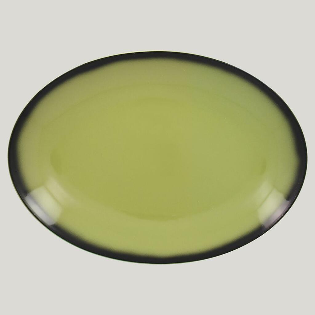  Блюдо овальное LEA Light green зеленый 32см RAK Porcelain | LENNOP32LG