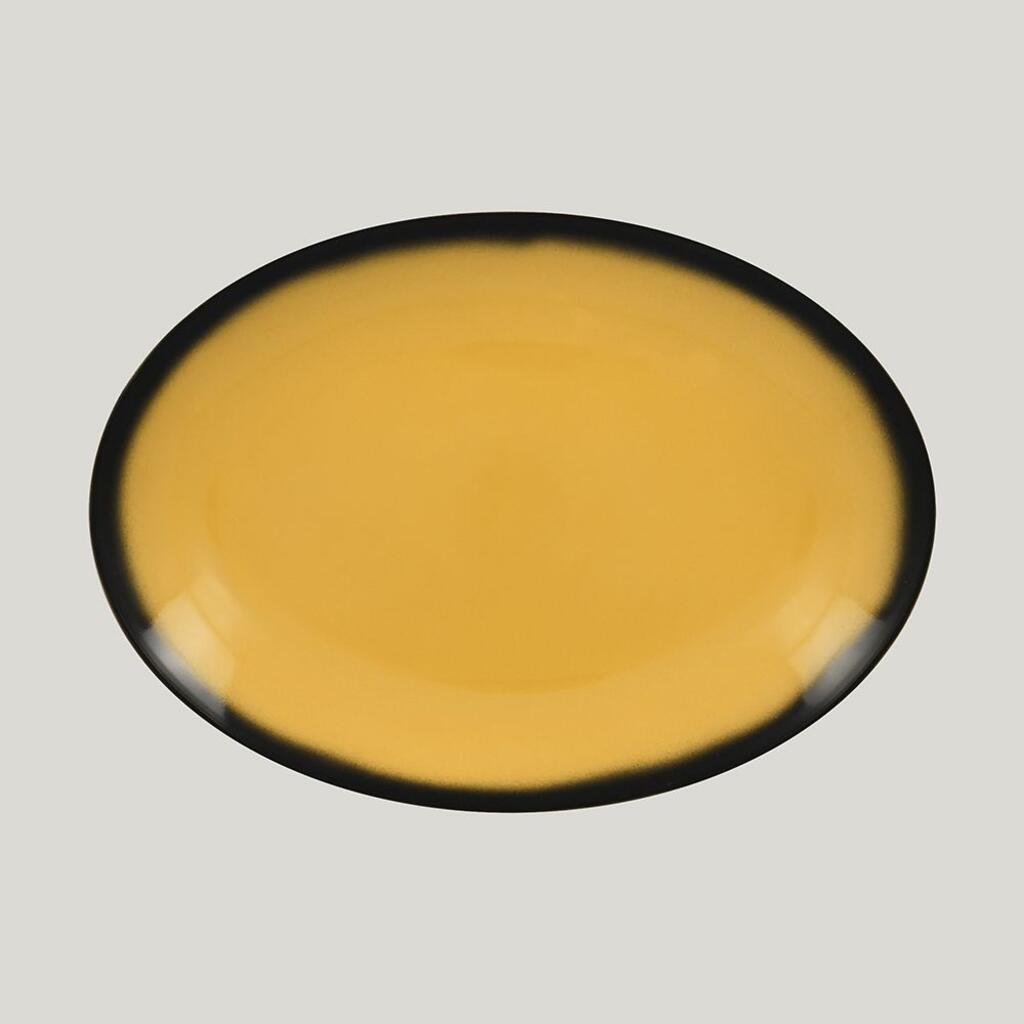   Restoll Блюдо овальное LEA Yellow 36см желтый RAK Porcelain | LENNOP36NY