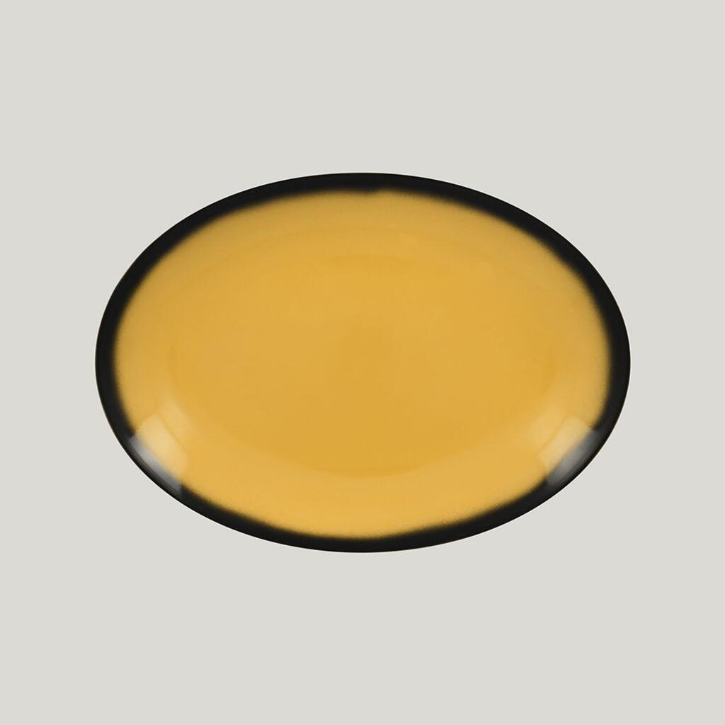  Блюдо овальное LEA Yellow 32см желтый RAK Porcelain | LENNOP32NY