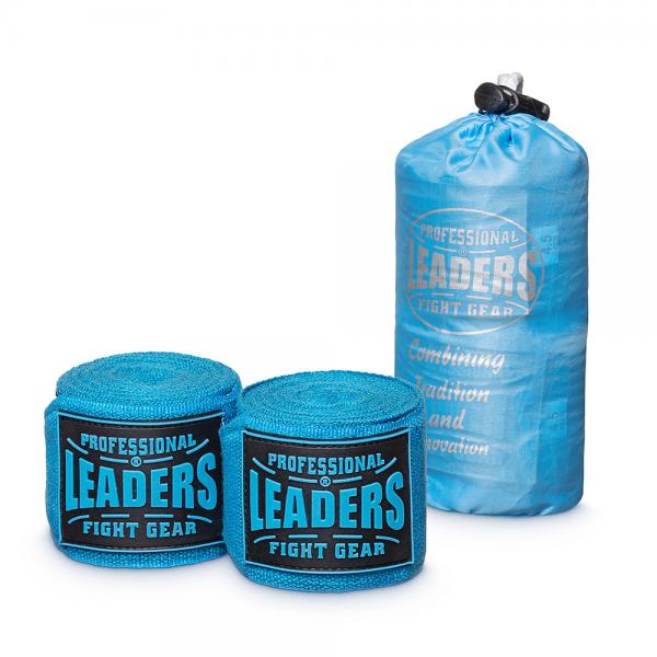 Боксерские бинты  Rocky Shop Бинты боксерские LEADERS Semi elastic 50/50 4.5m чёрн., 4.5 м