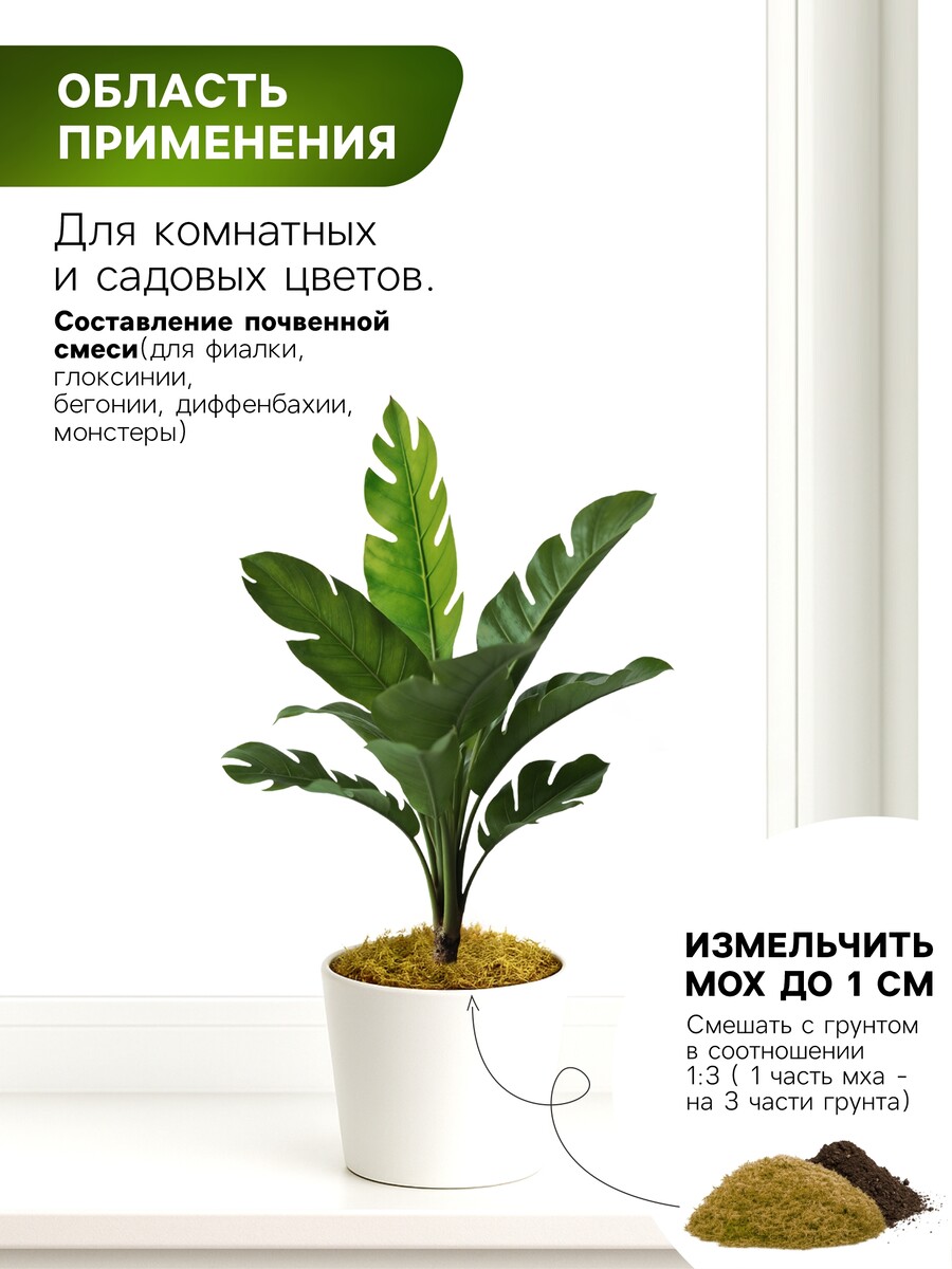 Товары для рассады Мох сфагнум