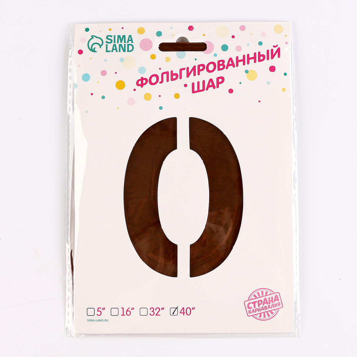 Воздушный шар фольгированный 40
