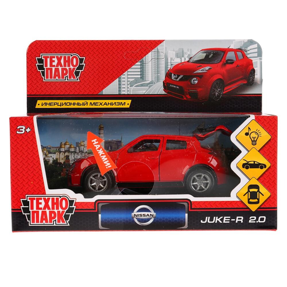 Машина металлическая с функциями свет или звук NISSAN, Технопарк JUKE-RDS-SL