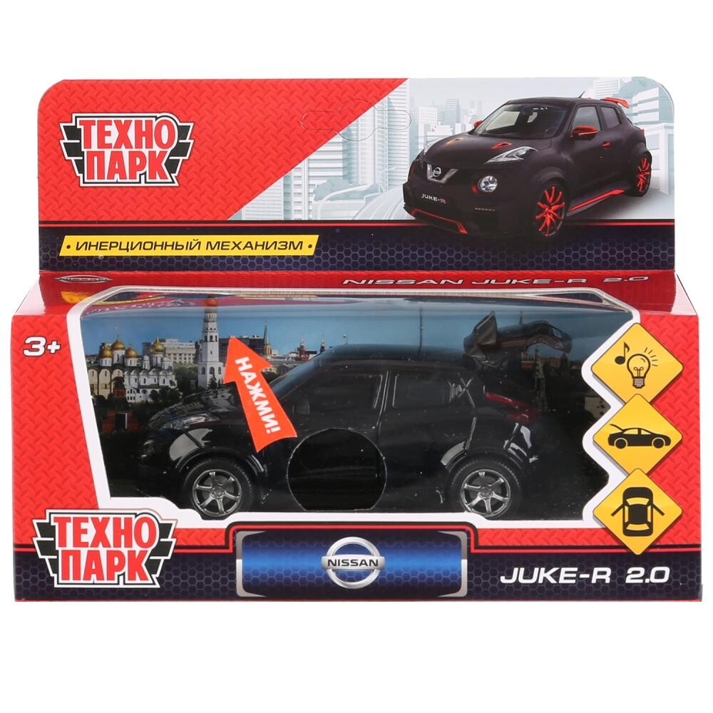 Машина металлическая с функциями свет или звук NISSAN, Технопарк JUKE-BKM-SL