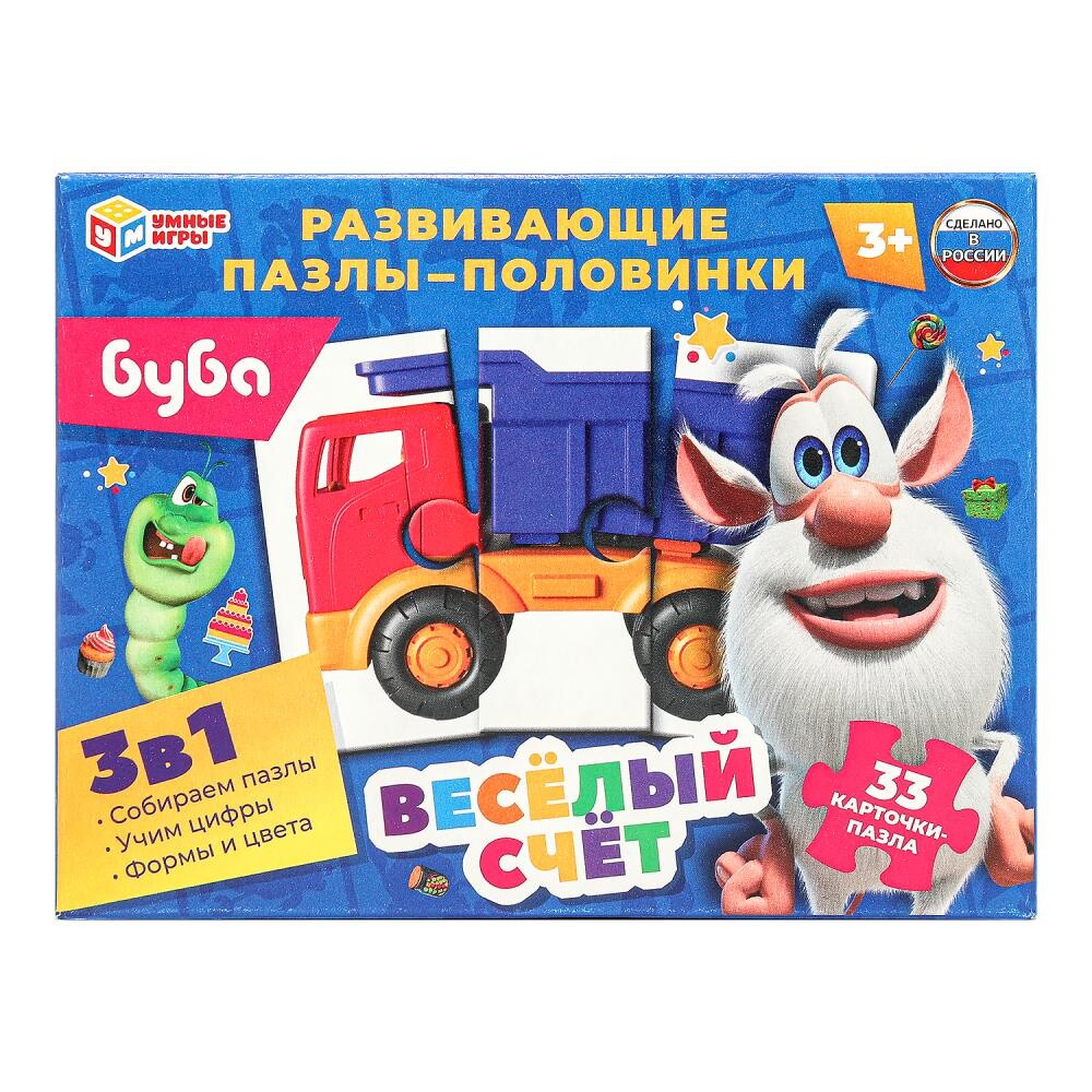 Пазл настольный БУБА, УМНЫЕ ИГРЫ 4680107994332