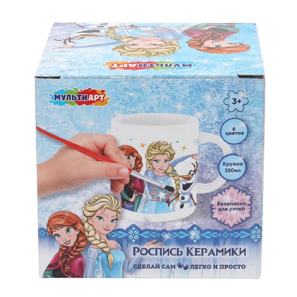 Набор для росписи предметов из керамики, гипса, пвх МУЛЬТИ АРТ MUG-FR