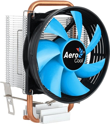 Кулеры для процессоров Кулер для процессора Aerocool Verkho 1-3P для Socket/115x/1200/AM2/AM2+/AM3/AM3+/FM1/AM4/FM2/FM2+, 90 мм, 2300rpm, 27.6 дБА, 3-pin, Al (4713105960846)