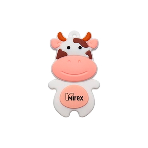 Флешка 16Gb USB 2.0 Mirex COW 16GB, персиковый (13600-KIDCWP16)