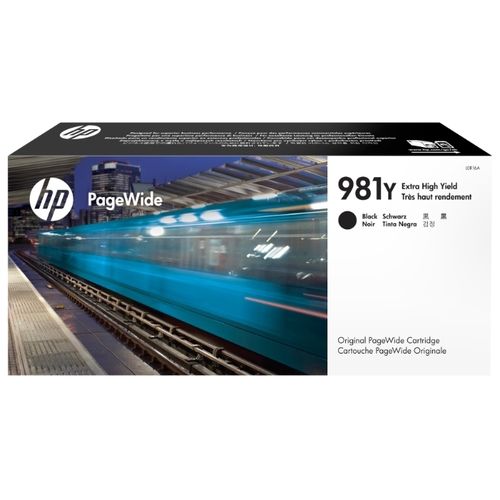 Картридж струйный HP 981Y (L0R16A), черный, оригинальный, ресурс 20000 страниц для HP HP Pagewide Enterprise Color 556, HP Pagewide Enterprise Color MFP 586