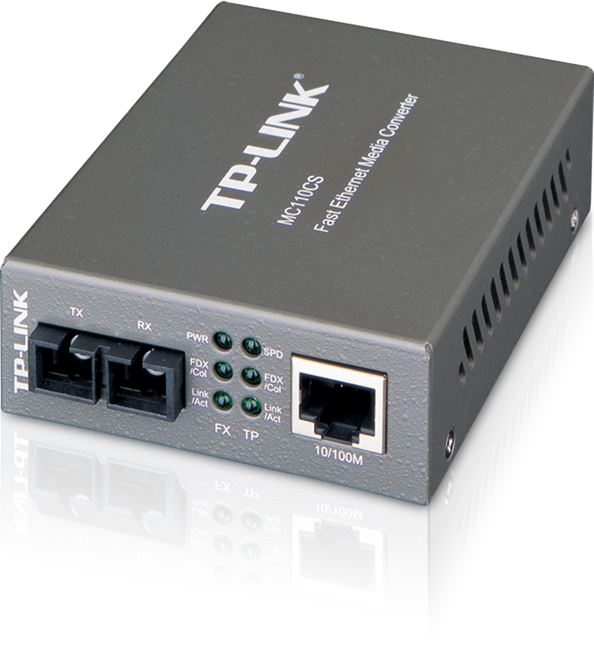   E2E4 Медиаконвертер TP-LINK MC110CS, 1 порт Ethernet 100 Мбит/с, 1 порт SC 100 Мбит/с