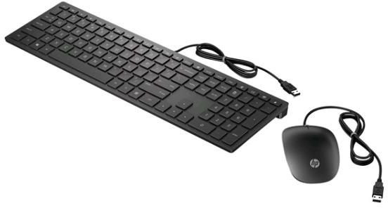 Клавиатура + мышь HP Pavilion 400, USB, черный (4CE97AA)