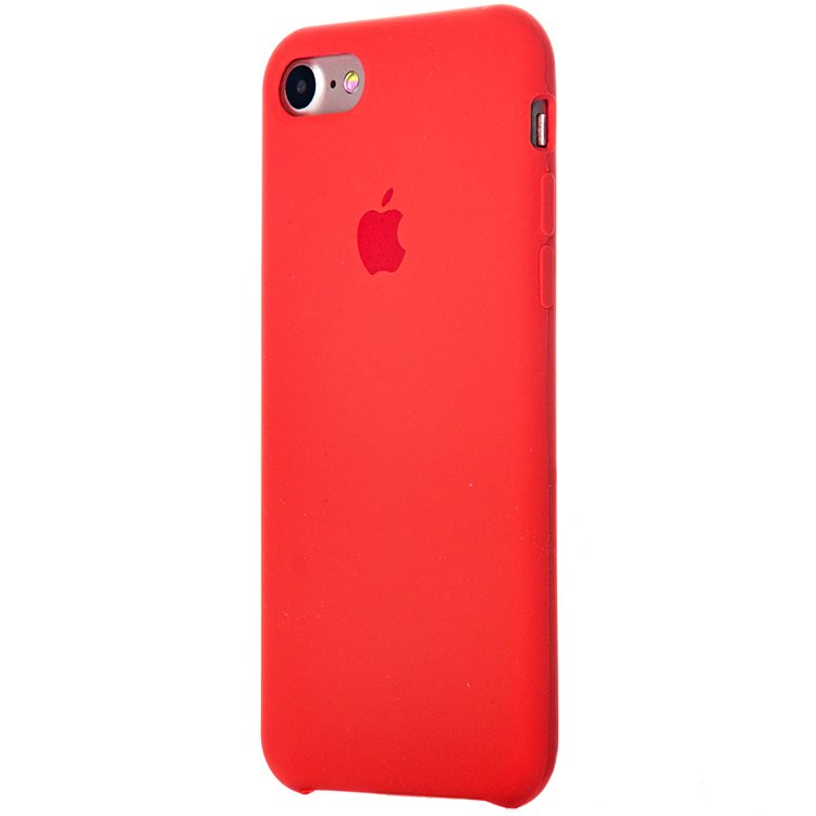 Чехол-накладка ORG для смартфона Apple iPhone 7/8, soft-touch, темно-оранжевый (65040)